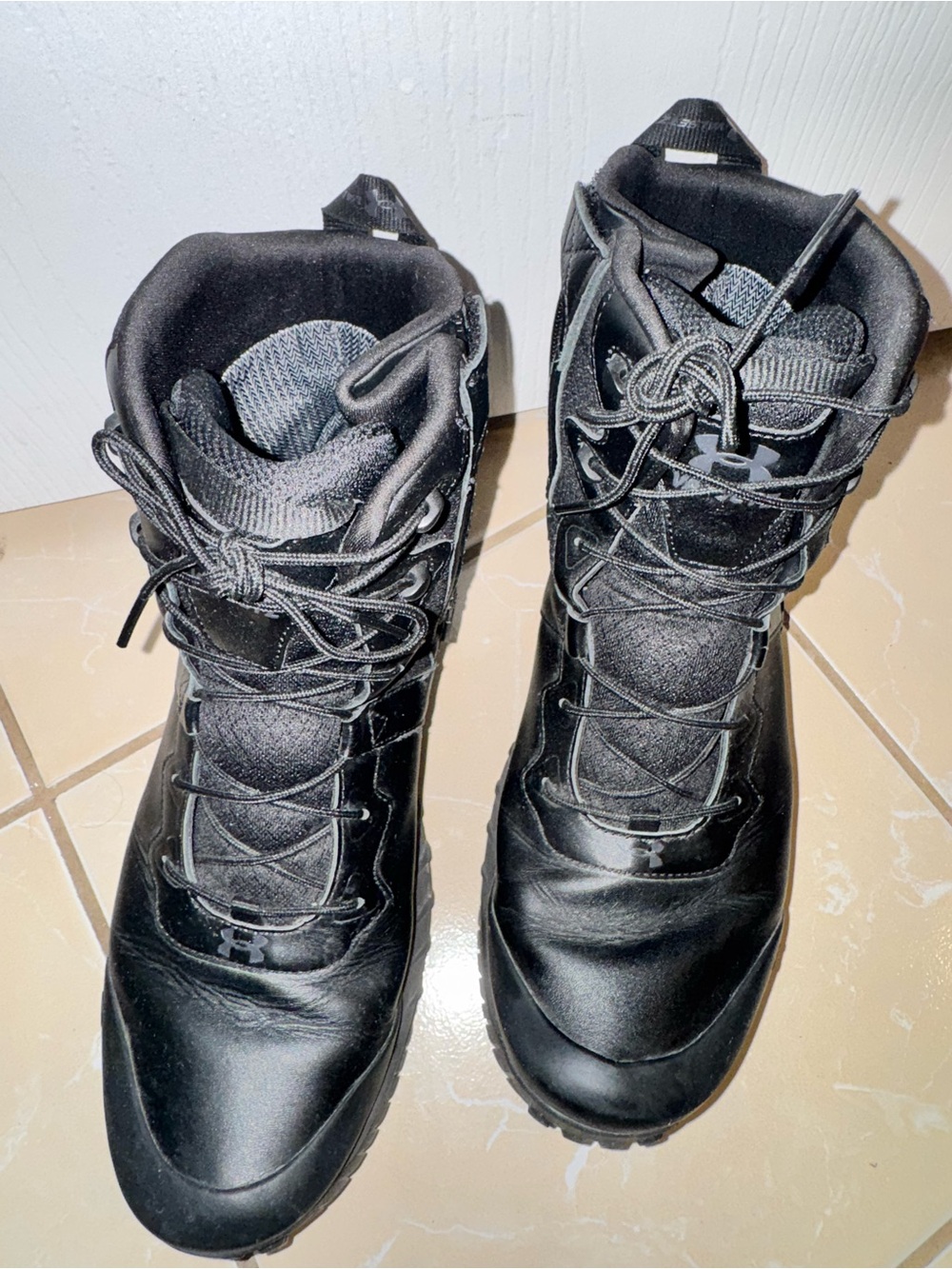 Under Armour Men's Black Waterproof Tactical Boots